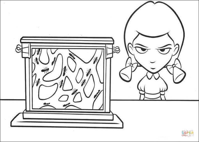 Angry franny coloring page free printable coloring pages