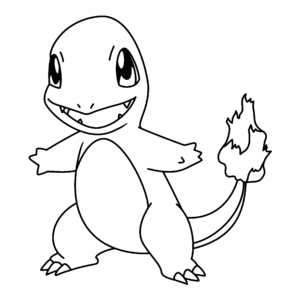 Charmander coloring pages printable for free download