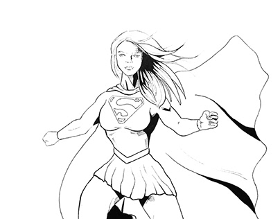 Supergirl projects photos videos logos illustrations and branding