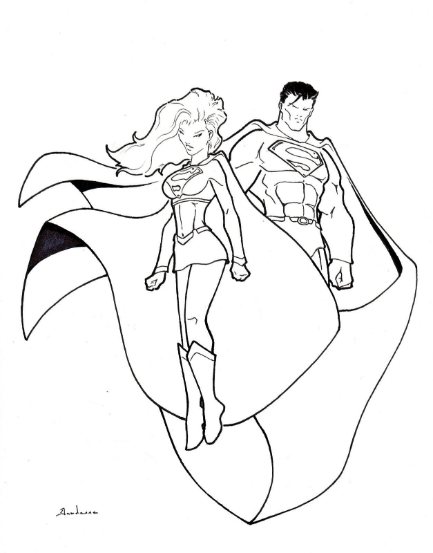 Supergirl and superman in pellucidar mikishawns sãbastien dardenne ic art gallery room