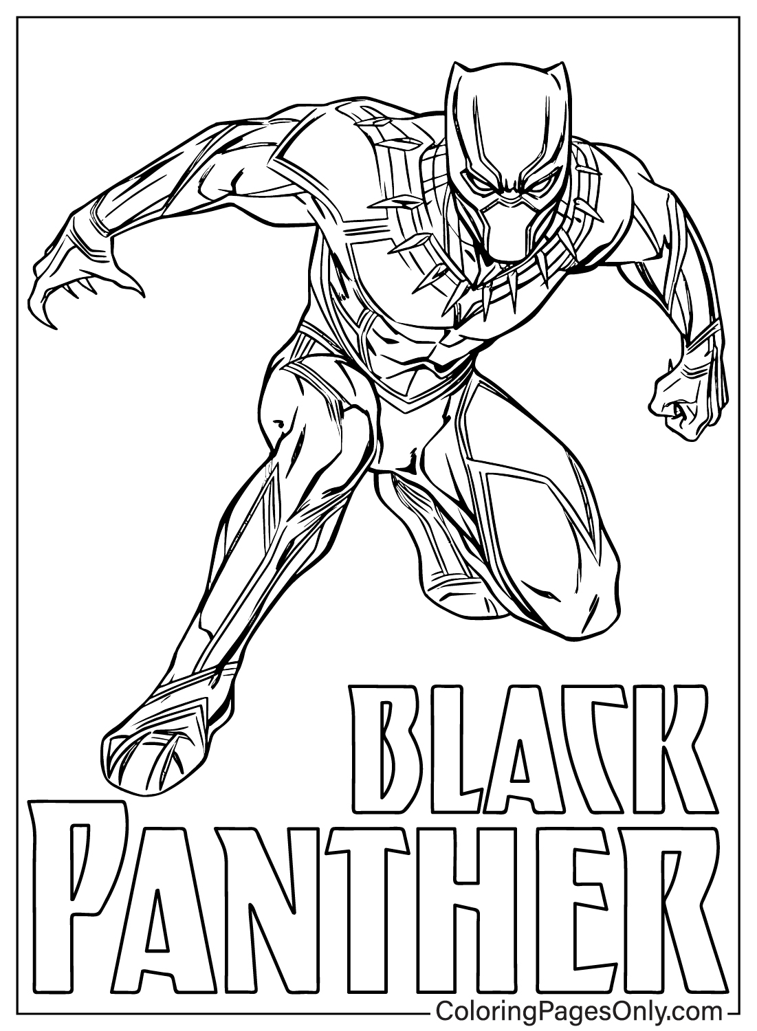 Coloring pages only on x unleash the power of wakanda with our unique black panther coloring pages httpstcoveiwwznpfj blackpanther superhero coloringpagesonly coloringpages coloringbook art fanart sketch drawing draw coloring usa