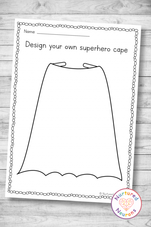 Design your own superhero cape