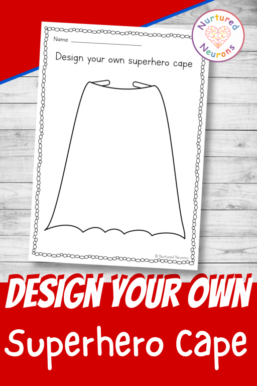 Design your own superhero cape