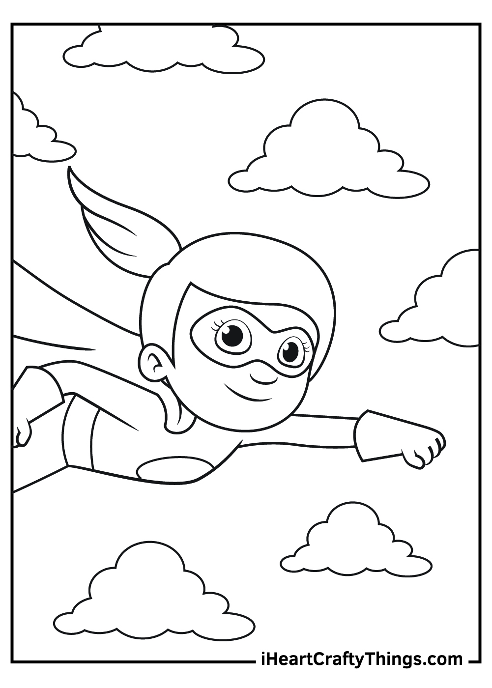 Superhero coloring pages free printables