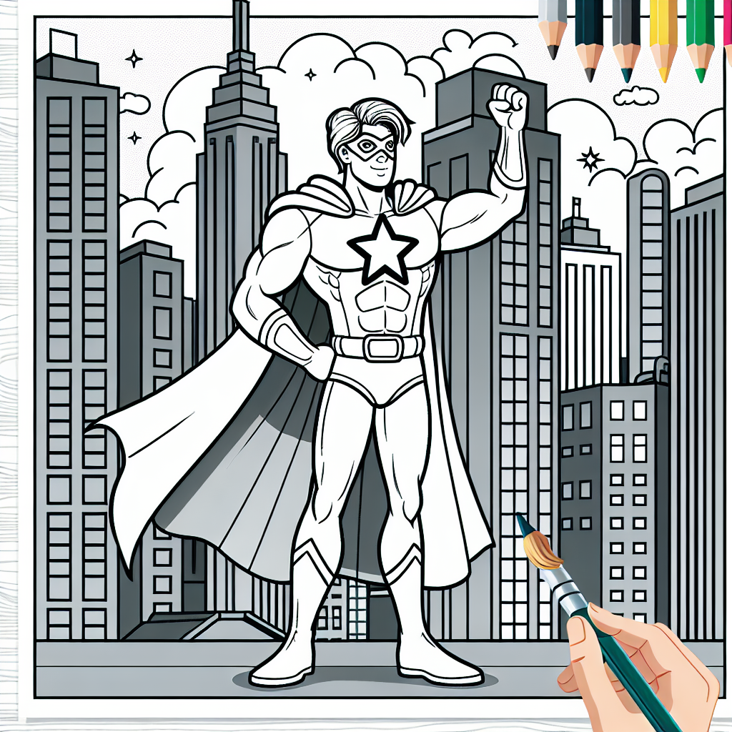 Marvel coloring pages â custom paint by numbers