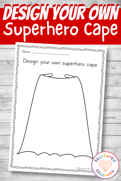 Design your own superhero cape