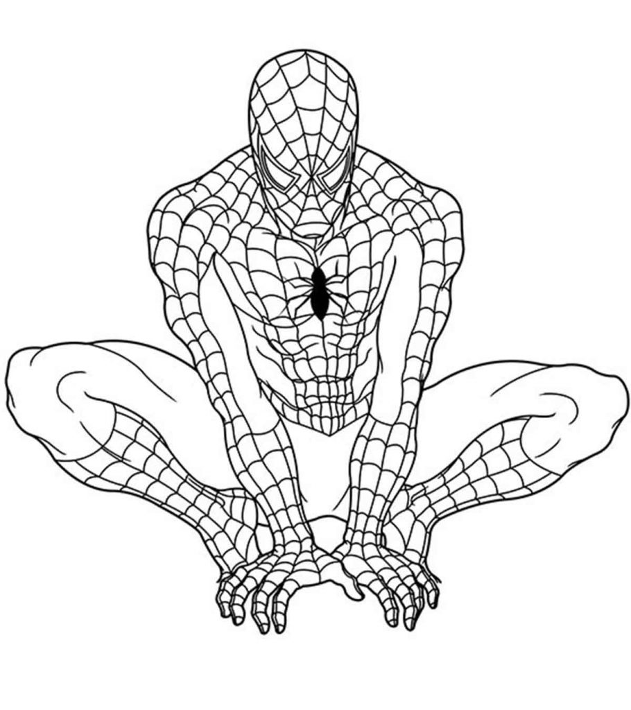 Top free printable superhero coloring pages online