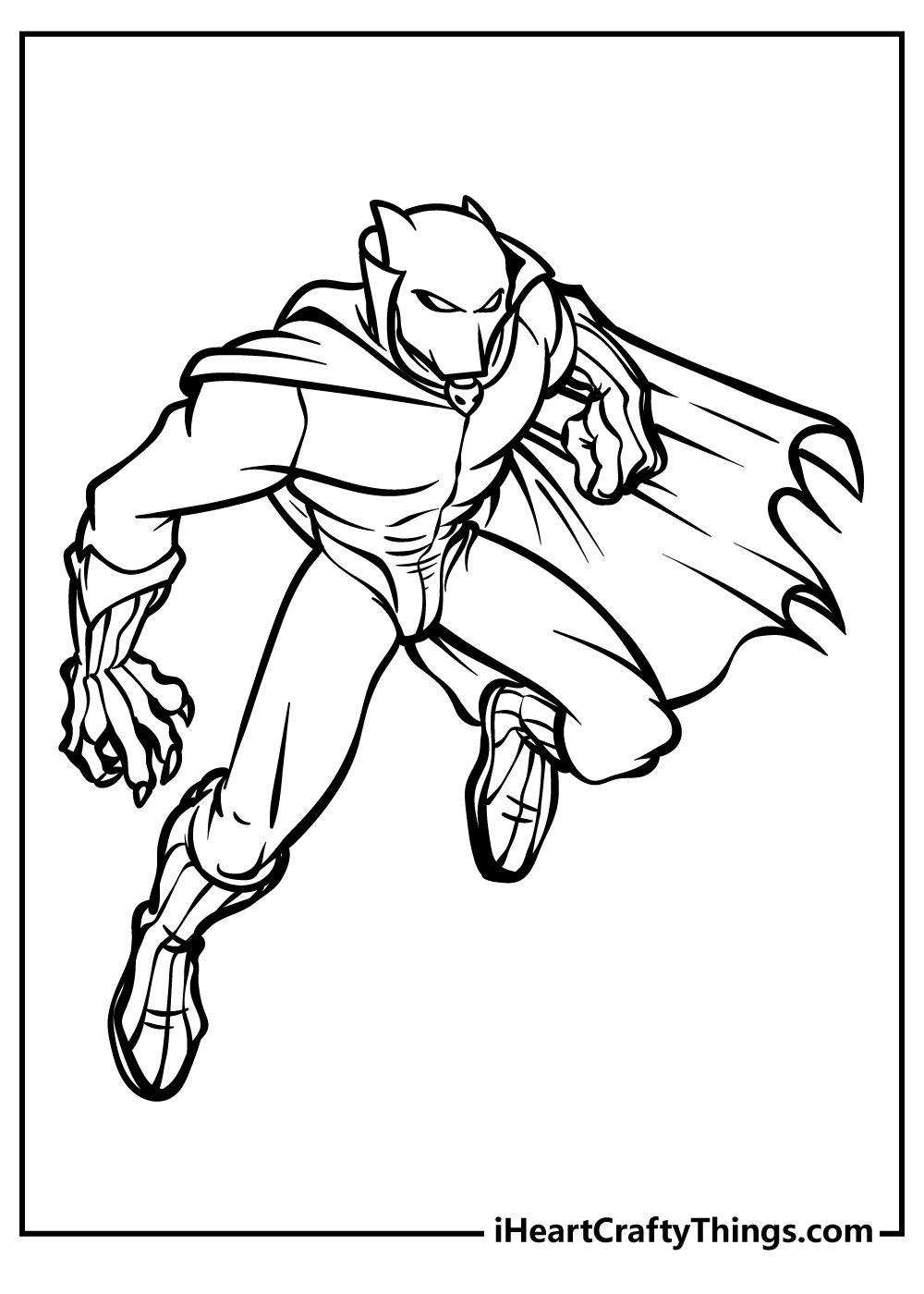 Superhero coloring pages free printables