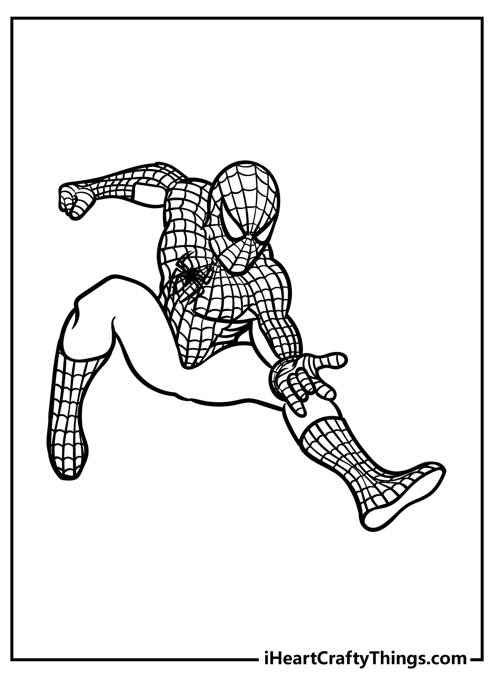 Superhero coloring pages free printables