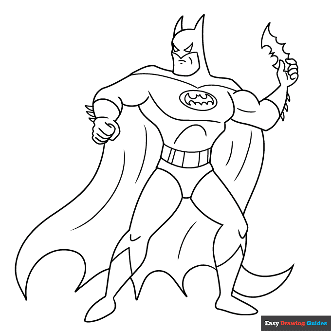 Free printable superhero coloring pages for kids