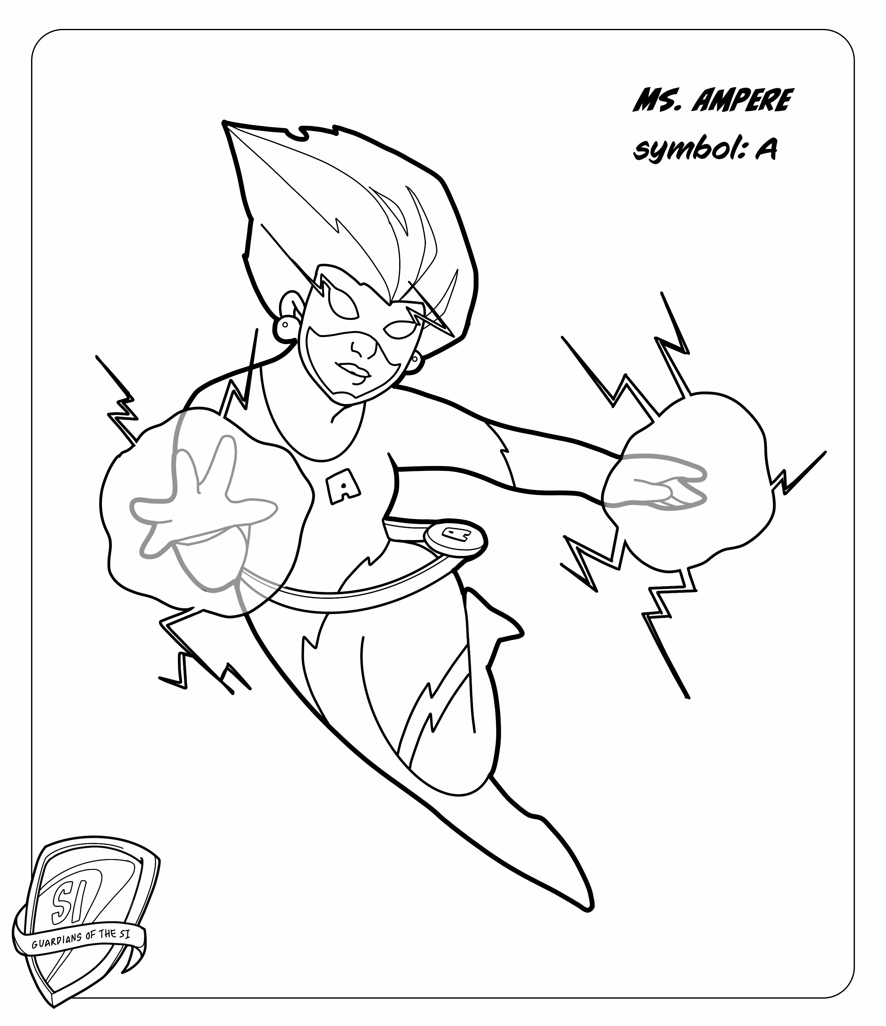 Superhero coloring pages