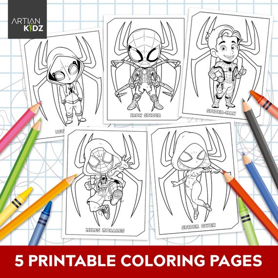 Chibi superhero coloring pages downloadable coloring pages printable coloring pages for kids digital coloring book