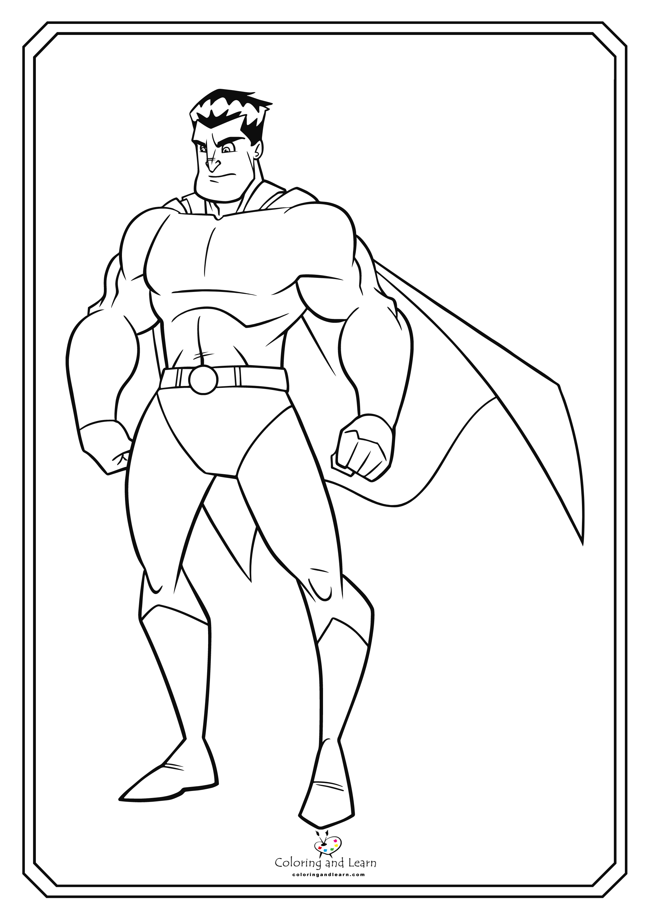 Superhero coloring pages rcoloringpages