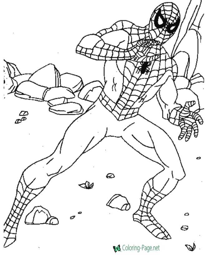 Super heroes coloring pages