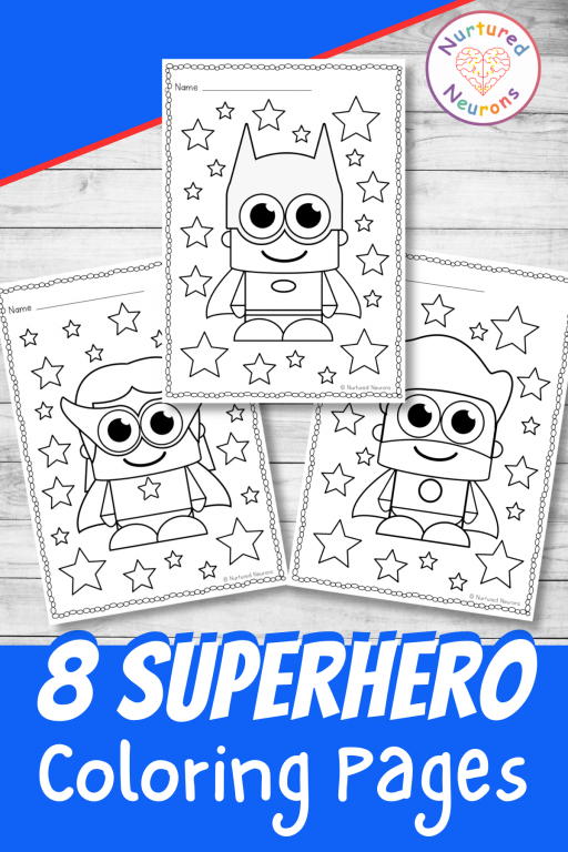 Awesome superhero coloring pages printable pdf