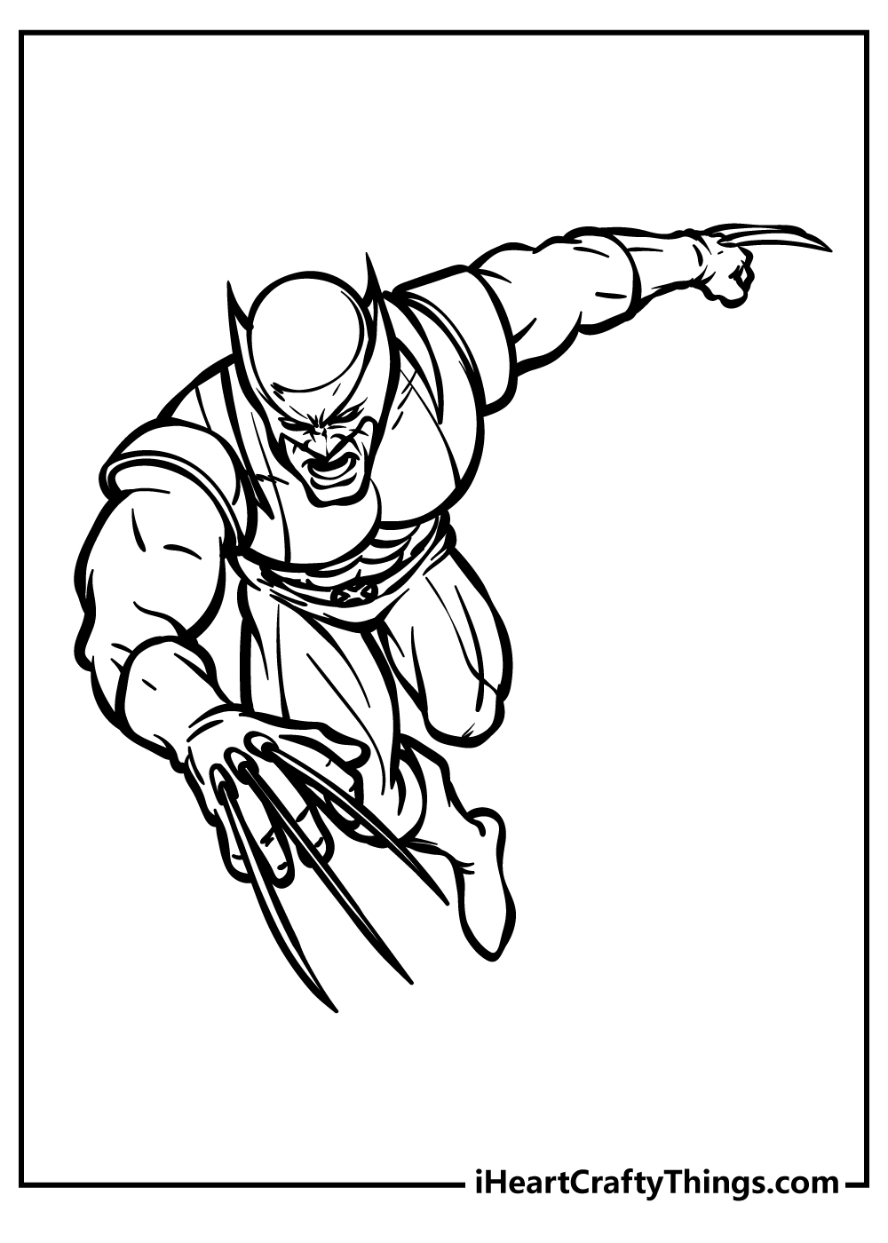 Superhero coloring pages free printables