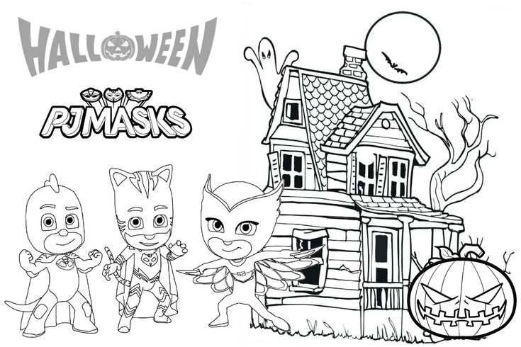 Pj masks costume for halloween coloring page and printable costume halloween pj maâ pj masks coloring pages halloween coloring pages superhero coloring pages