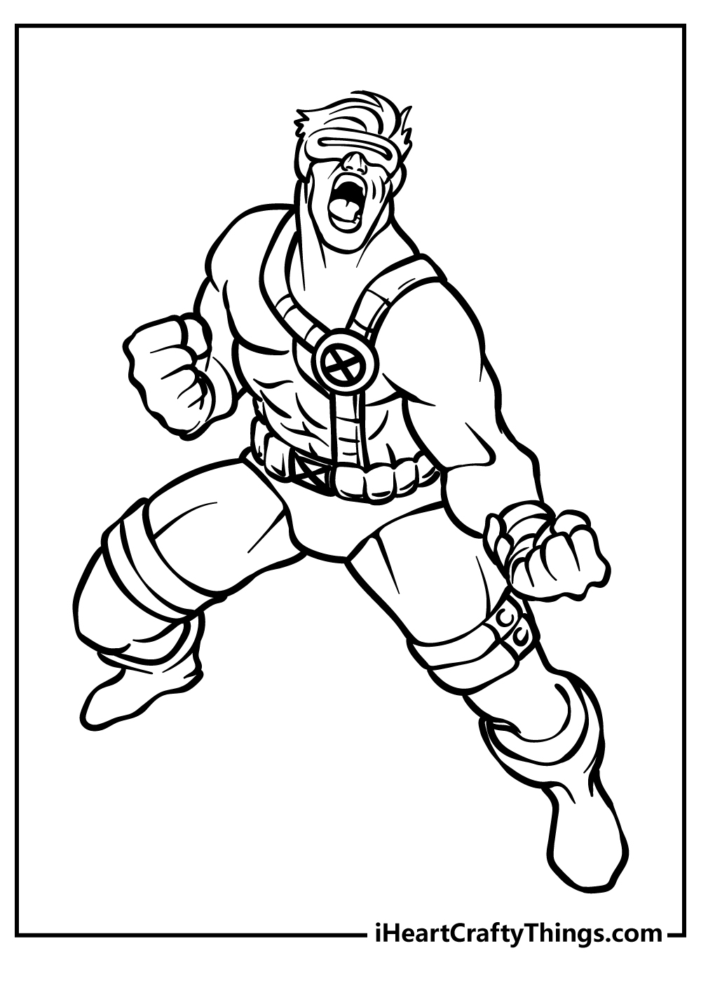 Superhero coloring pages free printables