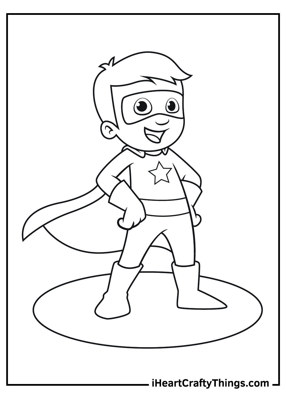 Superhero coloring pages free printables