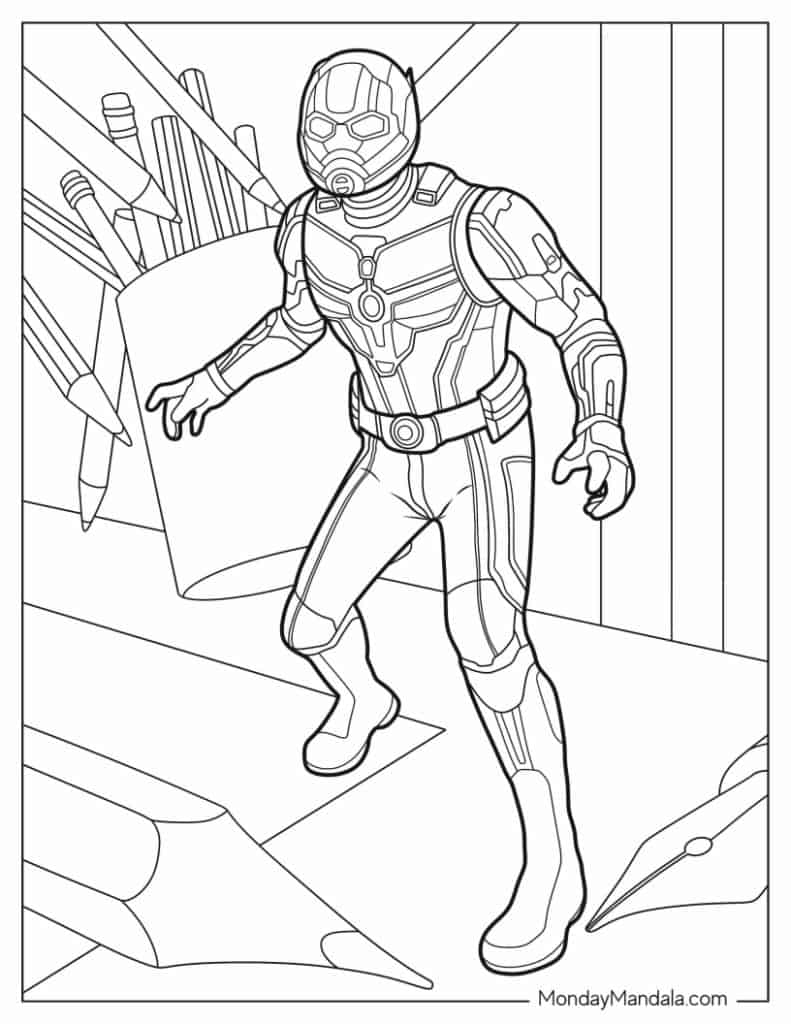 Superhero coloring pages free pdf printables