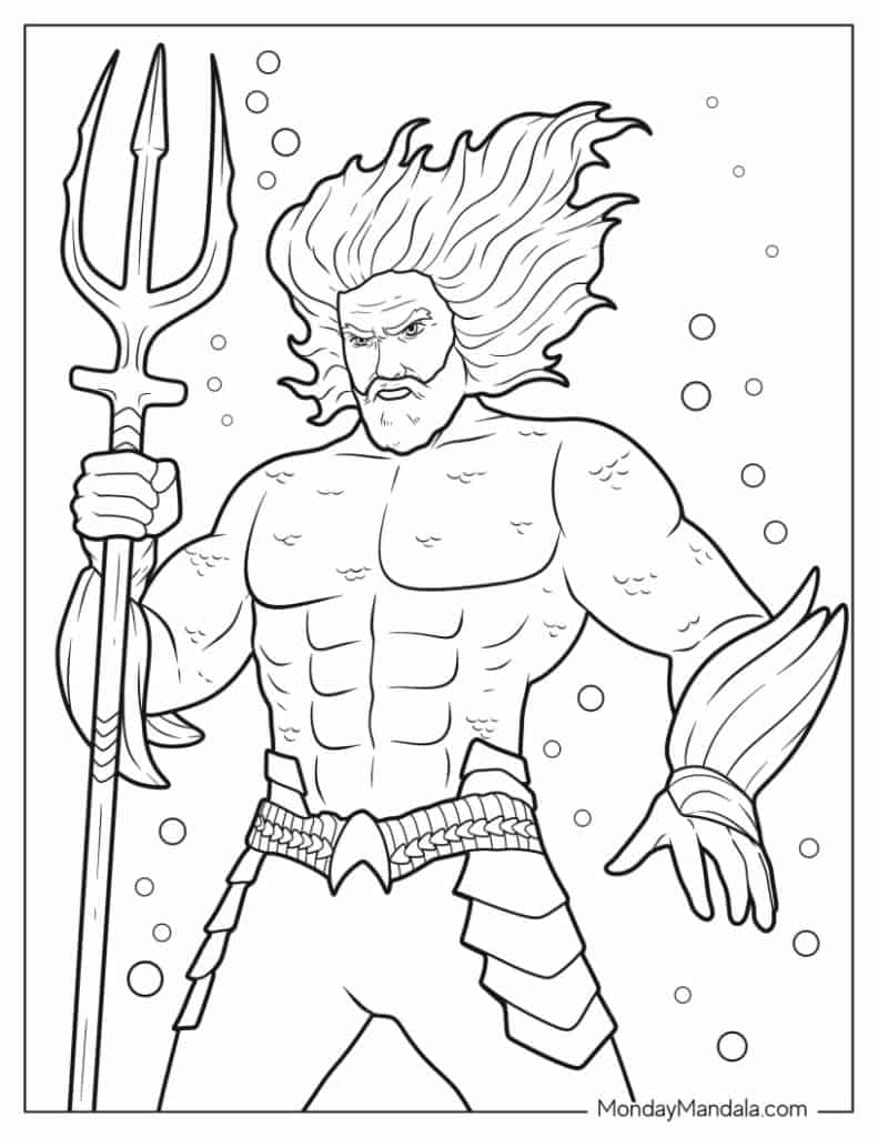 Superhero coloring pages free pdf printables