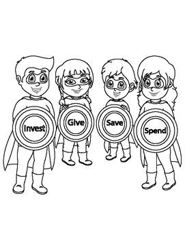 Superhero coloring pages tpt