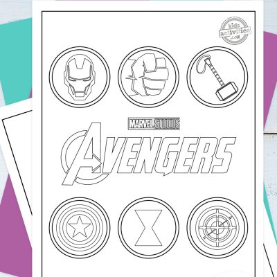 Free printable avengers coloring pages