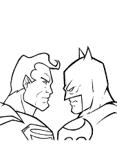 Superman coloring pages to print