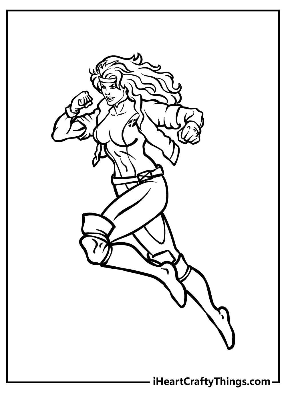 Superhero coloring pages free printables