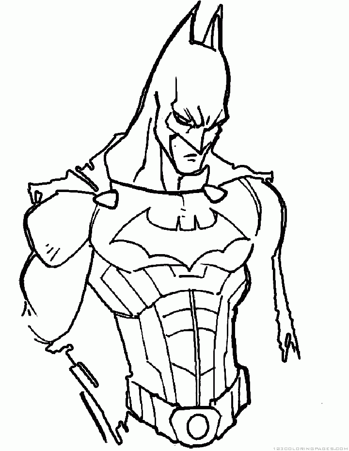 Superhero coloring pages