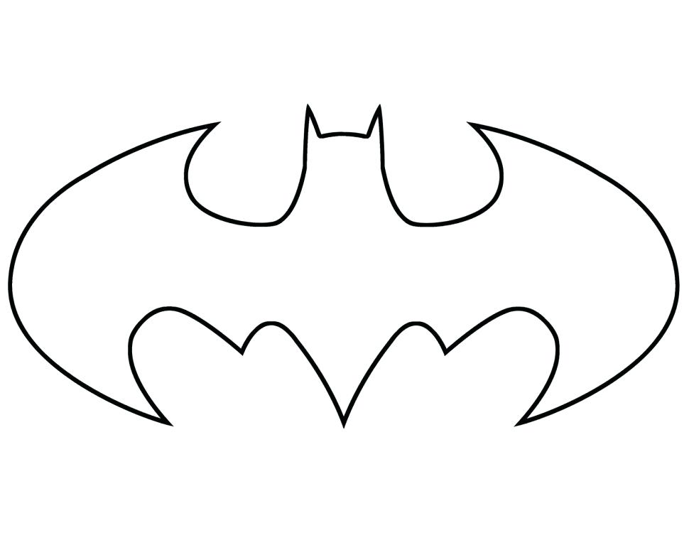 Batman outline batman logo coloring page outline adult superheroes jpg