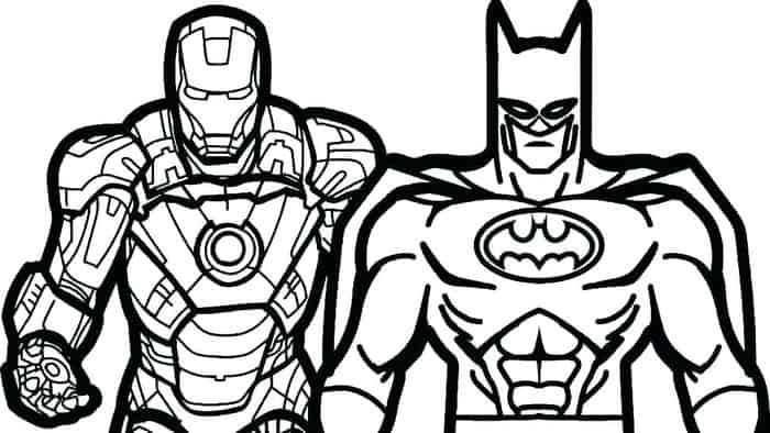 Super hero coloring pages