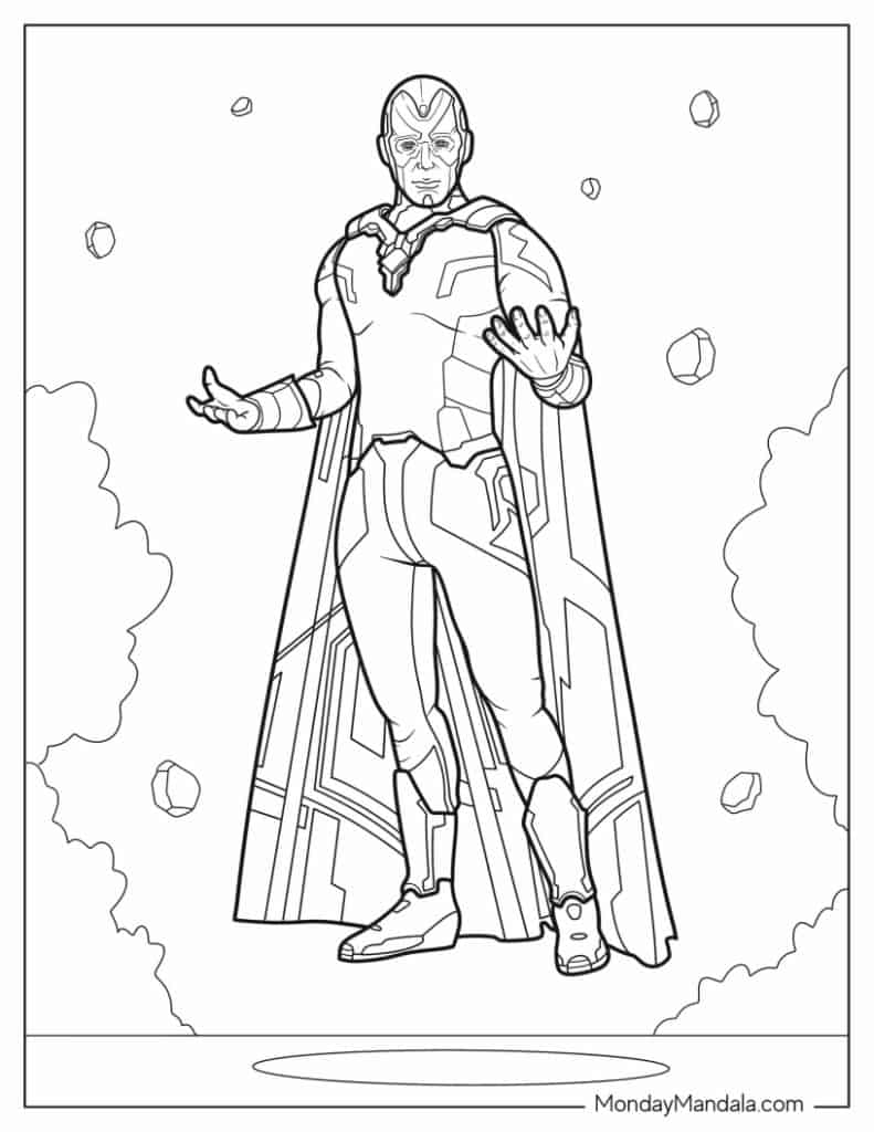 Marvel avengers coloring pages free pdf printables