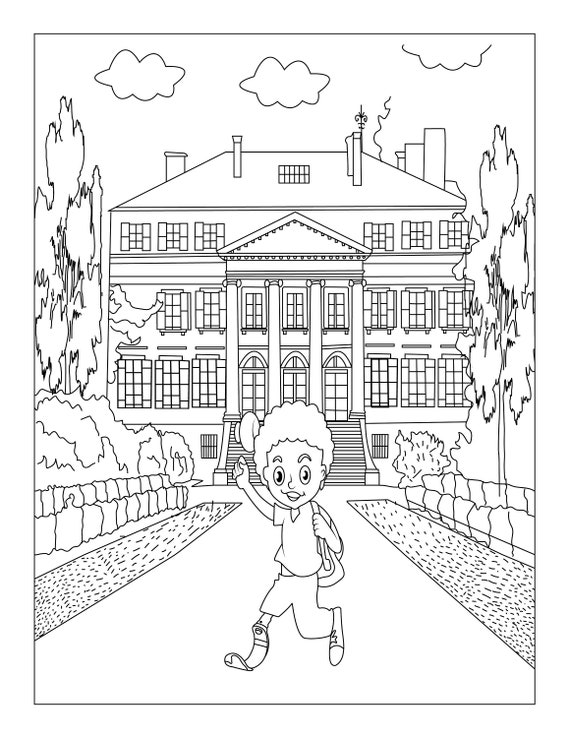 Super kids coloring book instant download