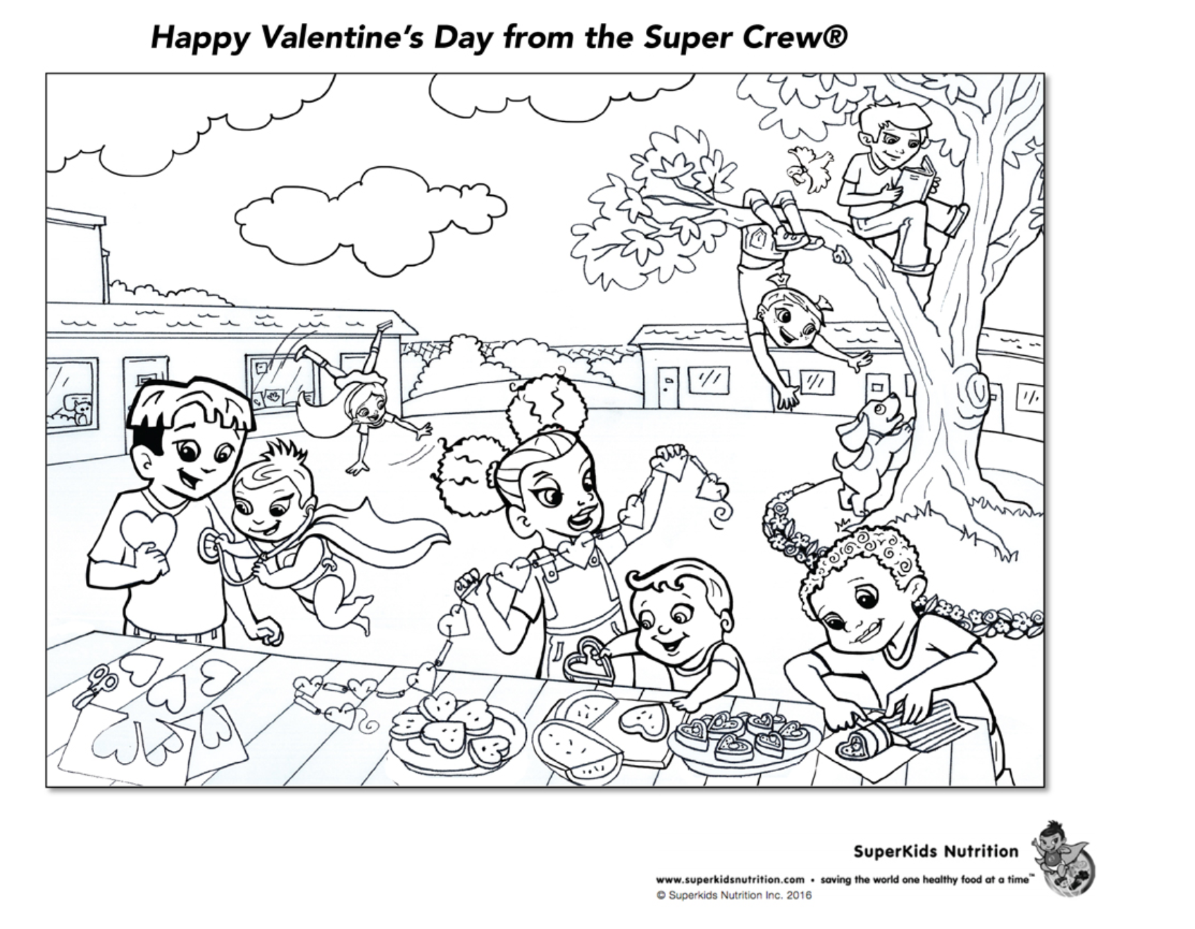 Super crewâ coloring pages