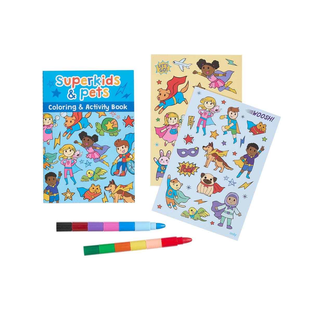 Superkids pets mini traveler stationery kit