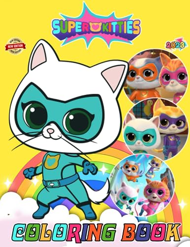 Superkitties coloring book new designs for all ages great gifts for kids boys girls ages