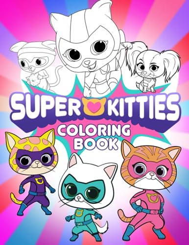 Power kitties coloring book great coloring pages for kids teens adults beautiful and exclusive illustrations of your creativity and create a masterpieces by heidi jennings