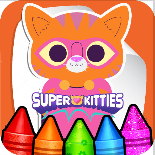 Superkitties coloring