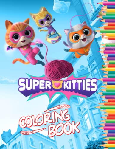 Super kitties coloring book super kitties coloring book for kids and children super cute kitties activity book for kids by bablo db