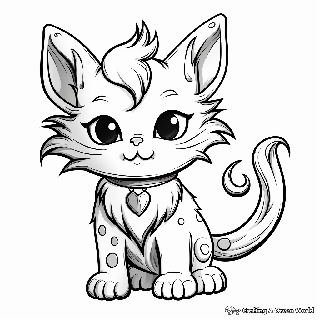 Super kitties coloring pages