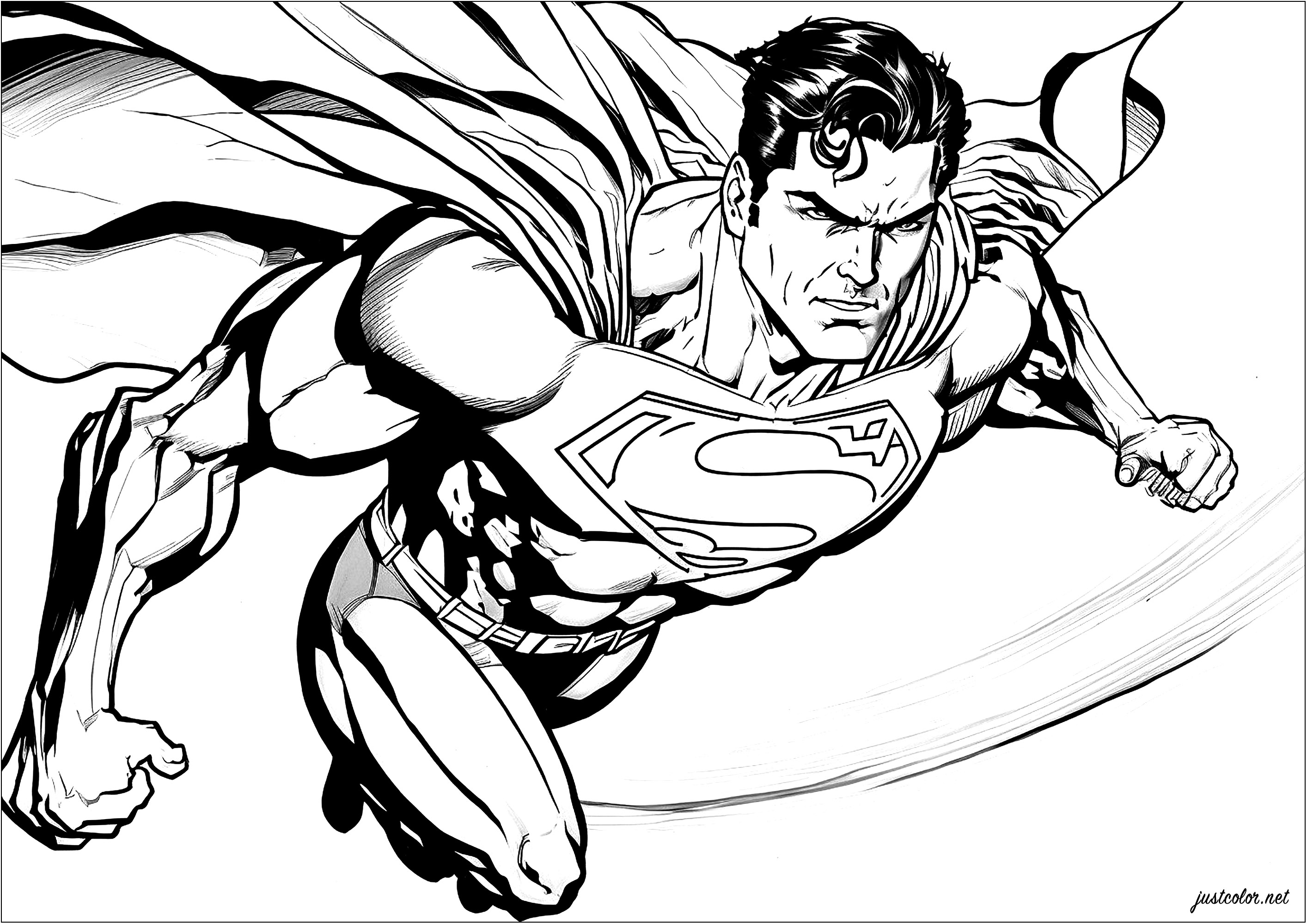 Flying superman