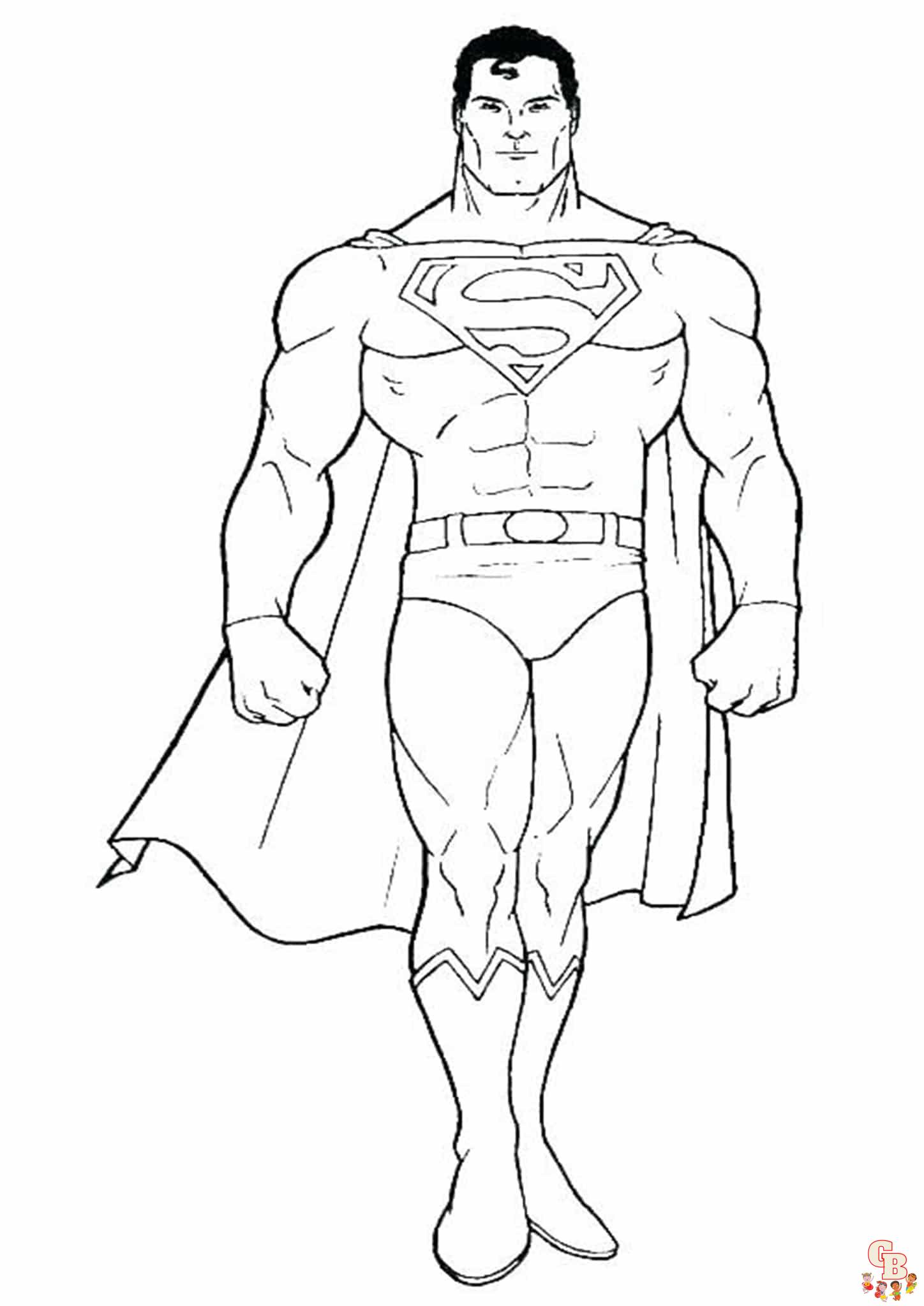 Get creative with free printable superman coloring pages