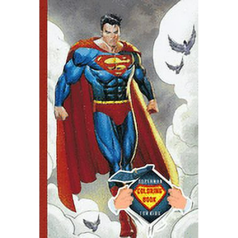 Superman coloring book for kids great coloring pages for superman fans with coloring pages paperback