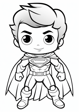 Superman coloring pages to print for kids