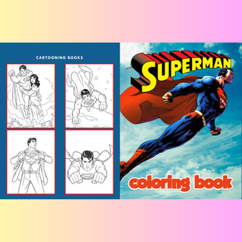 Superman coloring pages for students preschool pre