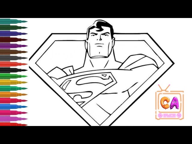 Superman coloring pages