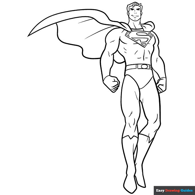 Free printable superhero coloring pages for kids