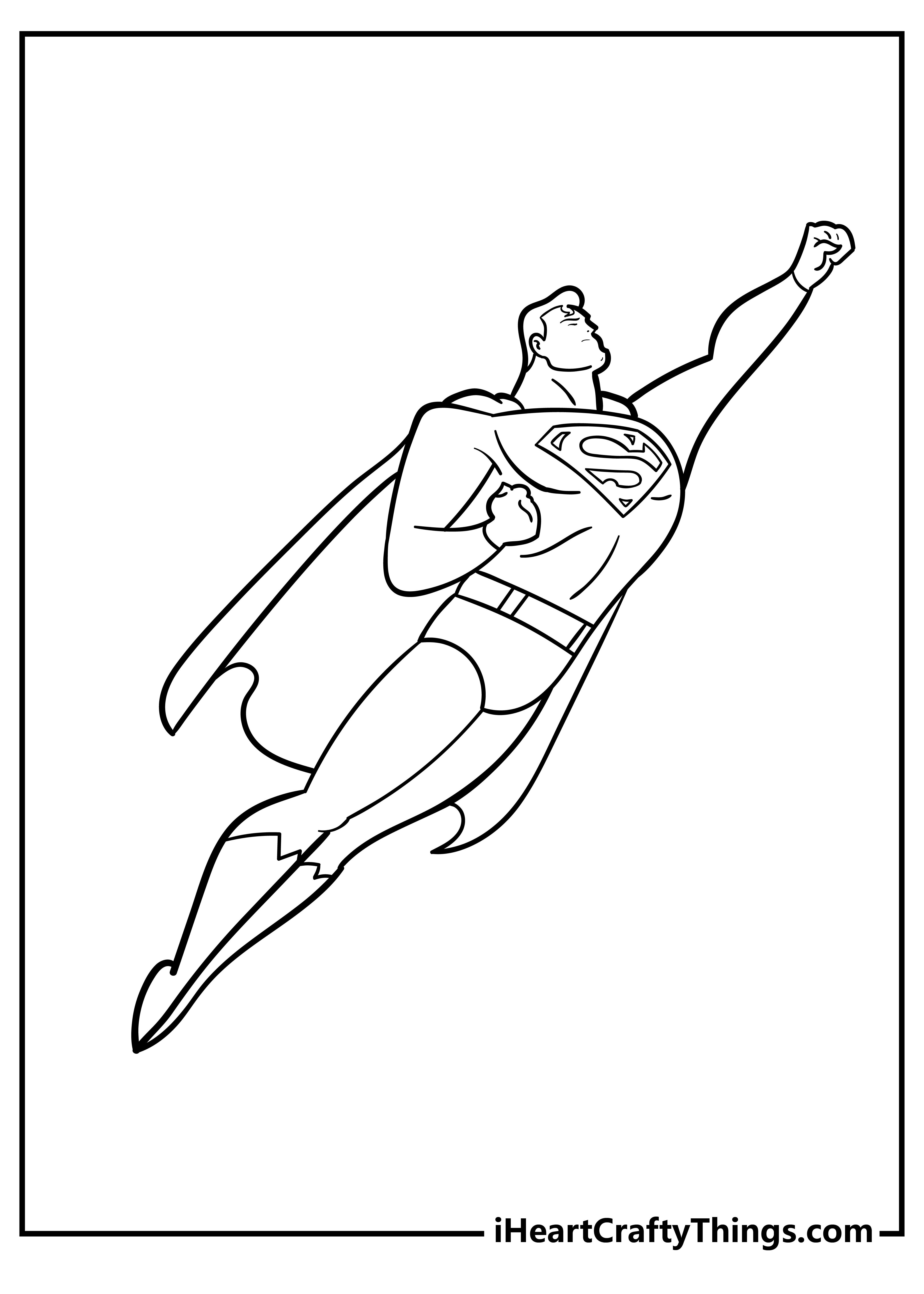 Superman coloring pages free printables