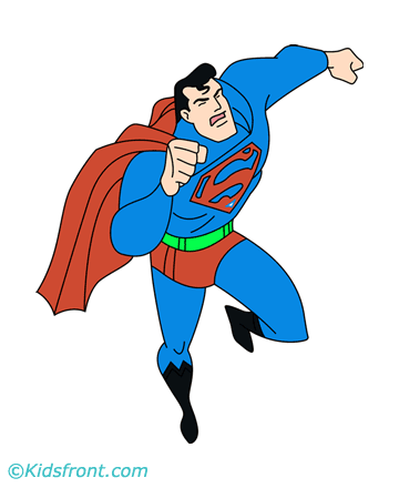 Superman coloring pages for kids to color and print